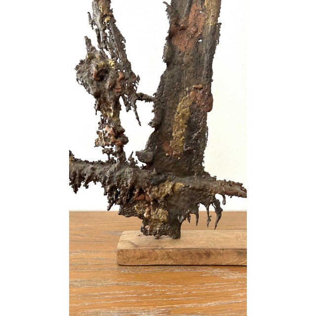 Vintage Brutalist Sculpture, 1960, in Good conditions. Designed 1960 to 1969