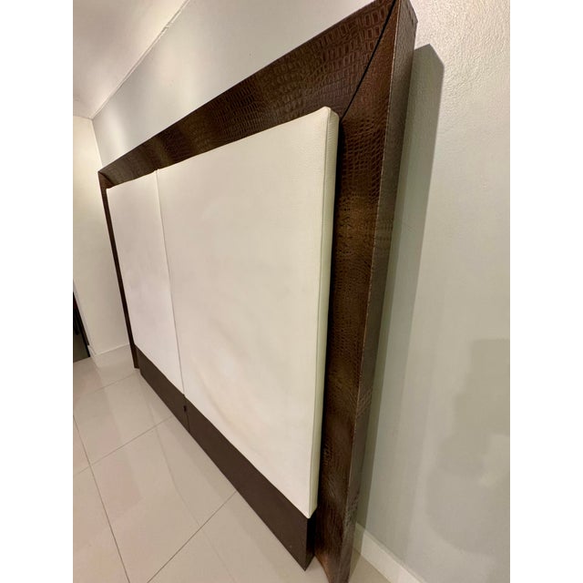 Artefacto Herzog II - King Headboard and Two Bedside Tables For Sale - Image 10 of 10
