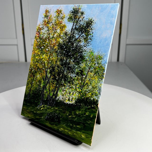 2020s "Morning Glory" Contemporary Original Impressionist Style Landscape Painting by Deb Bossert For Sale - Image 5 of 7