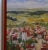Traditional Mid 20th C. European Village Scene Oil Painting Signed and Dated For Sale - Image 3 of 7