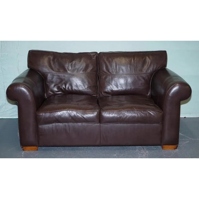 Vintage Duresta Sofa in Brown Leather For Sale - Image 17 of 18