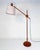 Mid-Century Modern Adjustable Floor Lamp in Teak with Brass Details from Temde Leuchten, 1960s For Sale - Image 3 of 18