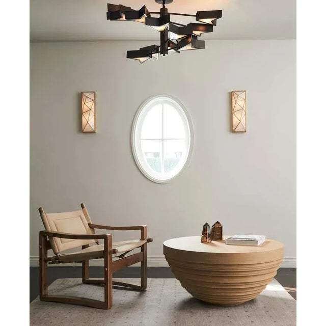 Not Yet Made - Made To Order Walnut Stacked Disc Drum Coffee Table For Sale - Image 5 of 7