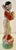 Chinoiserie Chinese Famille Rose Porcelain Girl Prosperity Figurine For Sale - Image 3 of 6