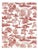 The House of Scalamandré Garden Toile Wallpaper, Cardinal For Sale