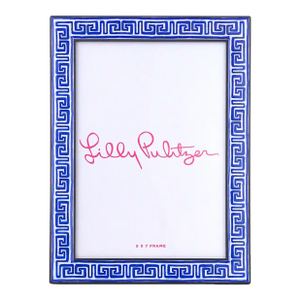 Blue Greek Key Lilly Pulitzer Picture Frame