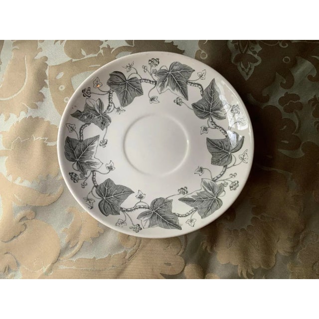 English Napoleon Ivy Wedgwood "Melon Bowls" With Underliners - Imperial Legacy For Sale - Image 3 of 9