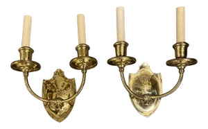 1920’s Caldwell Bronze Sconces - a Pair