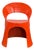 1960s Orange Fiberglass Chair by Nanna Ditzel for Domus Danica For Sale