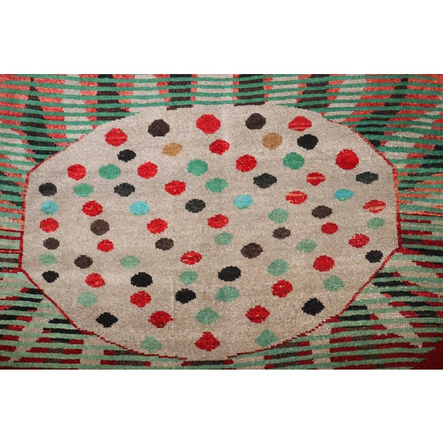 Textile Zabihi Collection Dramatic Antique Anatolian Rug - 6'10" x 9'7" For Sale - Image 7 of 12