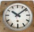 Large Grey Industrial Station Wall Clock from CTW, 1960s For Sale - Image 9 of 18