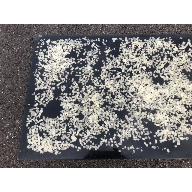 Resin Coffee Table attributed to Pierre Giraudon, 1970s For Sale - Image 6 of 9