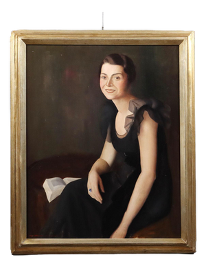Ugo Celada da Virgilio, Portrait, Oil on Canvas
