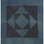 Antique Quilt America Multicolor 1890s Square Rug, Circa Date: 1890s. This exceptional textile is a striking example of a...