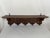Antique French Oak Wall Shelf Coat and Hat Rack For Sale - Image 15 of 18