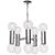 Robert Sonneman Chrome Chandelier 1970s For Sale In New York - Image 6 of 6