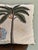 Vintage Tropical Palm Tapestry & Velvet Throw Pillows Cushions, Set of 3 — Coastal Boho For Sale In Miami - Image 6 of 11