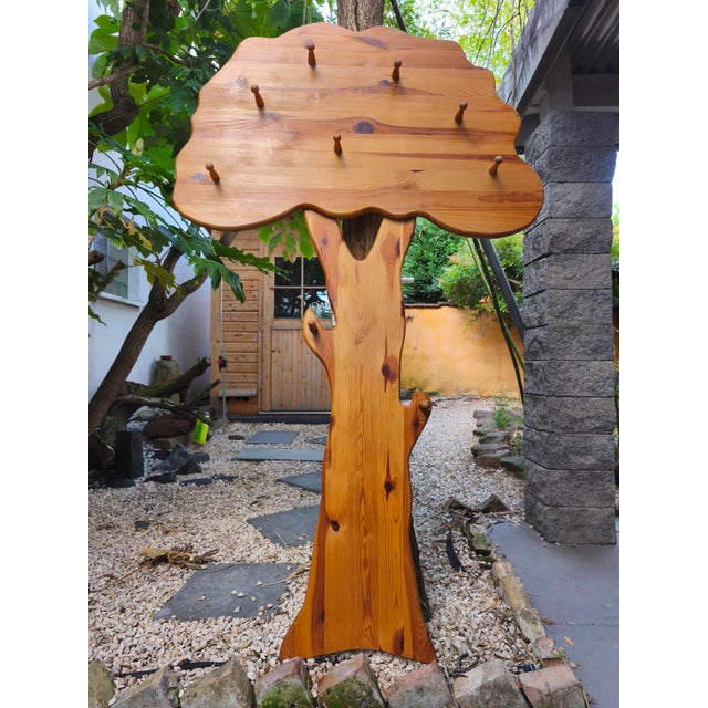 Vintage Tree Wardrobe Sculpture in Pine from Ikea, 1980s For Sale - Image 6 of 6