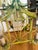 Mid-20th Century Coastal Chinoiserie Regency Pagoda Tole Faux Bamboo Chandelier For Sale - Image 9 of 10
