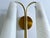 Metal Vintage Glass Sconce from Hillebrand Leuchten, 1950s For Sale - Image 7 of 18