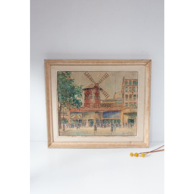 Louise Parisot-Pelletier, Le Moulin Rouge, Paris, 1890s, Paper, Framed For Sale - Image 8 of 8