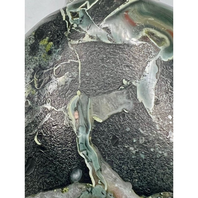 1970s Vintage Frog Skin/Bloodstone Snuff Bottle For Sale - Image 9 of 12