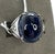 Blue 21.57 CTW Thai Sapphire & Diamond 14k White Gold Ring, Size 7 For Sale - Image 8 of 11