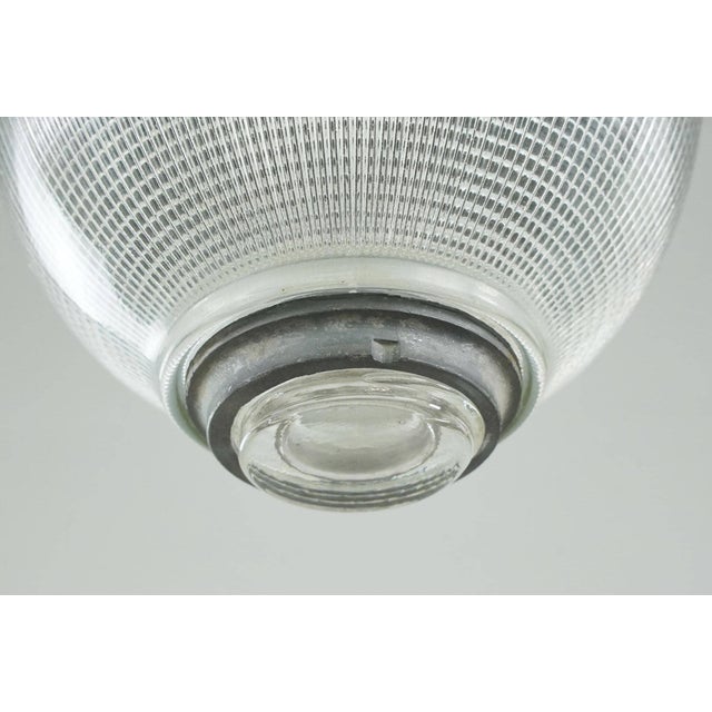 Mid 20th Century Industrial Original Holophane Pendant Light - Restored For Sale - Image 4 of 9