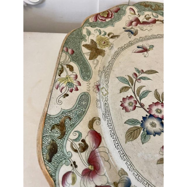 Large Victorian Meat Plate, 1850s For Sale - Image 11 of 16