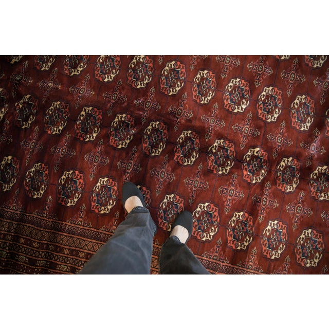 Vintage Fine Bokhara Rug - 12'2" X 14'8" For Sale In New York - Image 6 of 15