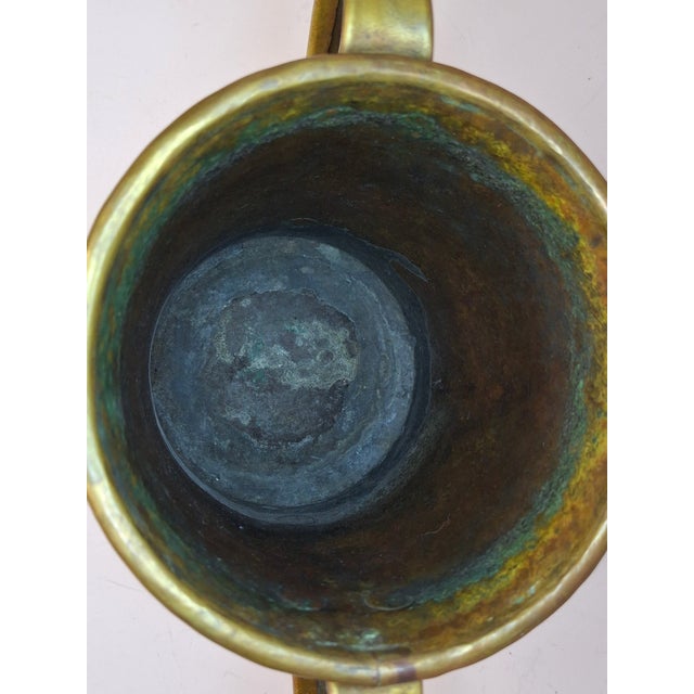Antique Russian Brass Netilat Yadayim Hand Wash Cup, C. 1898 Maker's Mark Tula For Sale - Image 13 of 16