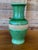 Vintage Green Glazed Ceramic Vase With Natural Fiber Wrap For Sale - Image 11 of 11