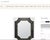Charcoal Large Clipped Corner Zinc Ta Lorton Vincent Mirror For Sale - Image 8 of 9