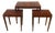 Afromosia Teak Nesting Tables by Richard Hornby for Fyne Ladye, 1960s, Set of 3 For Sale