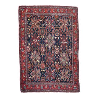 Antique Bidjar Rug 4'7'' x 6'8'' For Sale