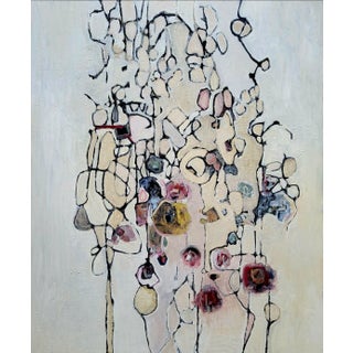 2024 Abstract Expressionist Oil Painting, "Drift" By Lynn Christian For Sale