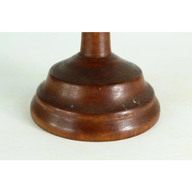 Mid 19th Century Turned Wood Treen Ware Chalice, Goblet, Raised Cup For Sale - Image 9 of 13