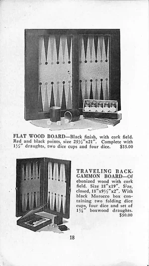 Abercrombie & Fitch How To Play Modern Backgammon