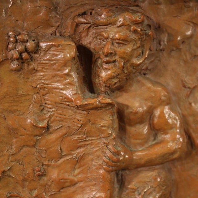 French Terracotta Bas-Relief, 1920 For Sale - Image 6 of 11