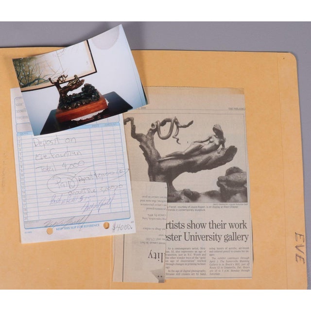 Mid 20th Century Kelly Farrell Bronze Fountain "Eve" For Sale - Image 4 of 7