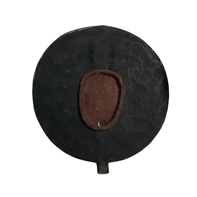 Vintage African Tribal Wooden Goli/Baule Mask I Coast 16.5" H For Sale - Image 4 of 6