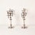 Traditional Pair of Ellis Barker Silver Plated Two-Arm Candelabra, England Circa 1920. Two Pairs Available For Sale - Image 3 of 8