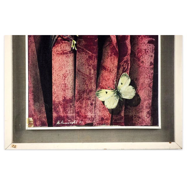 Pink Composition - Original Mixed Media 1971 1971 For Sale - Image 4 of 5