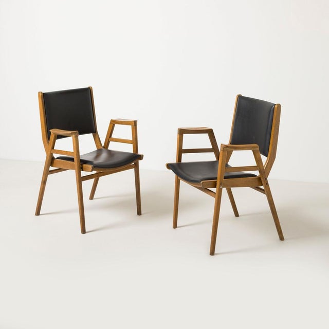 Mid-Century Modern Armchairs by Frantisek Jirak, Czechoslovakia, 1960s, Set of 2 For Sale - Image 10 of 10
