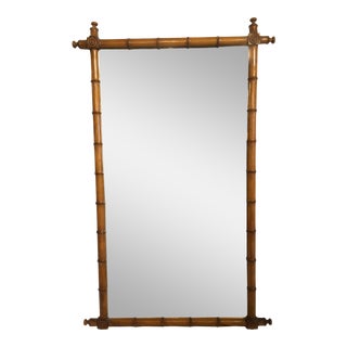 Napoleon III Faux Bamboo Mirror For Sale