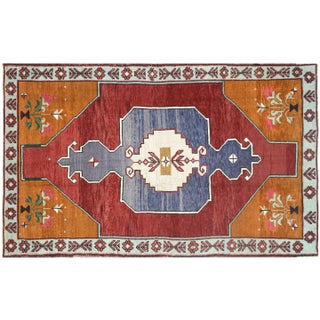 1960s Turkish Oushak Rug For Sale