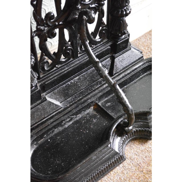 Victorian Cast Iron Hall Stand, 1870 For Sale - Image 3 of 18