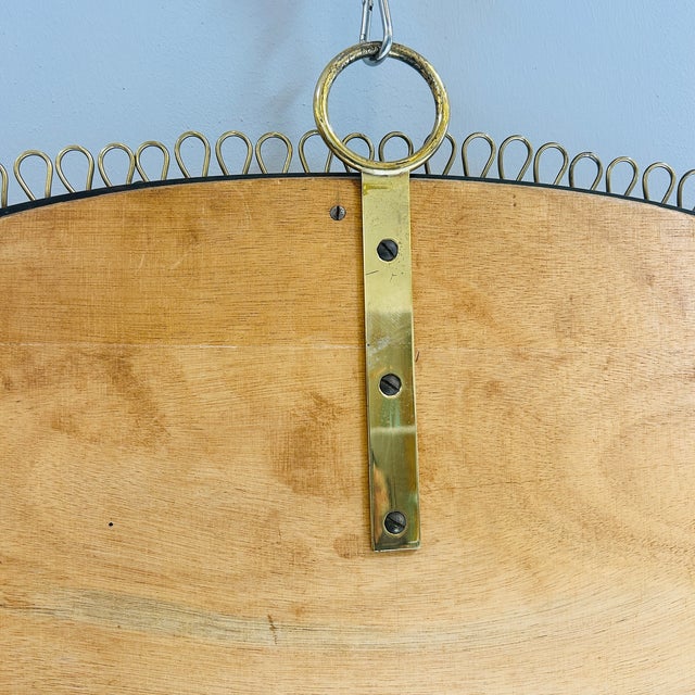 Metal Mirror by Josef Frank for Svenskt Tenn, 1960s For Sale - Image 7 of 8