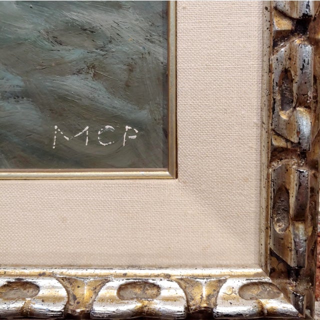 1960s Pal Molnar - Female Bathing at the Lake - Oil Painting For Sale - Image 5 of 8