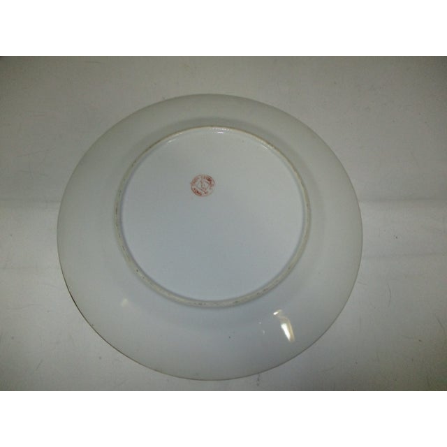 Vintage Hand Painted Porcelain Rose Medallion Mid Century Dinnerware, 5 Pc For Sale - Image 6 of 11